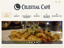 Tablet Screenshot of celestialcaferi.com